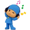 Стикер 25 Pocoyo