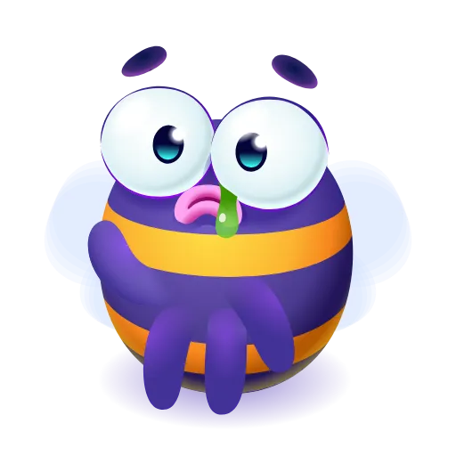 🤩 Стикер «Шмель» для Telegram