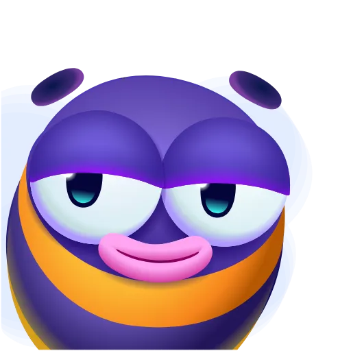 🤩 Стикер «Шмель» для Telegram