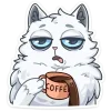 ☕️ Эмодзи «Снежик» для Telegram