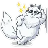 😎 Эмодзи «Снежик» для Telegram