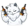 🍾 Эмодзи «Снежик» для Telegram