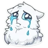 😭 Эмодзи «Снежик» для Telegram