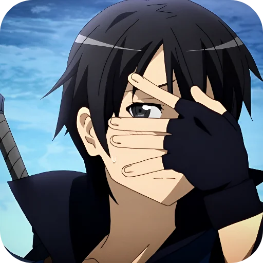 ☺ Стикер «Sword Art Online» для Telegram