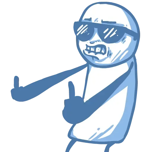 🖕 Стикер «Стик» для Telegram
