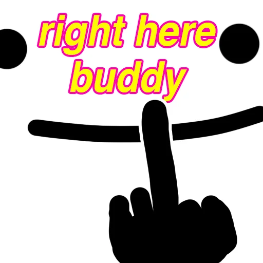 🖕 Стикер «stick» для Telegram