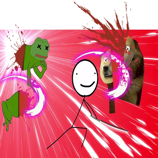 🐸 Стикер «stick» для Telegram