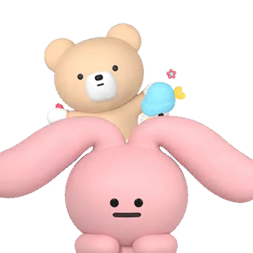 🐰 Стикер «Pink & Ven 3D» для Telegram