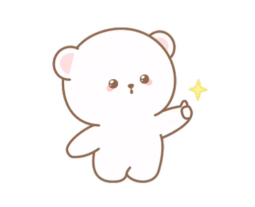 ⭐ Стикер «Cute bear» для Telegram