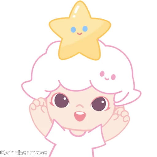 ⭐ Стикер «Cute vibes 5» для Telegram