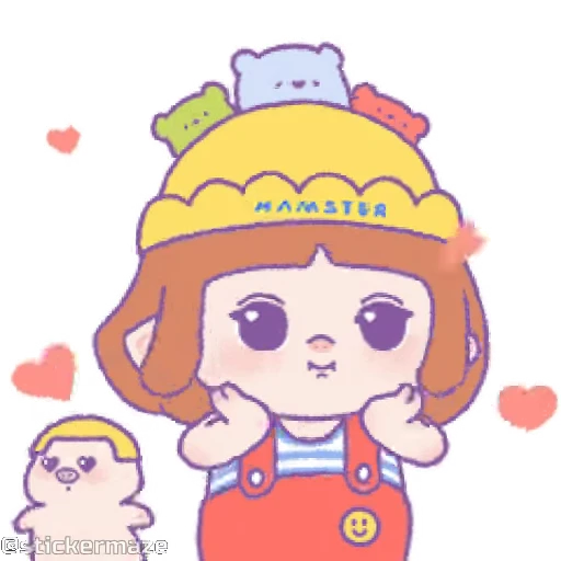 🥰 Стикер «Cute vibes 5» для Telegram