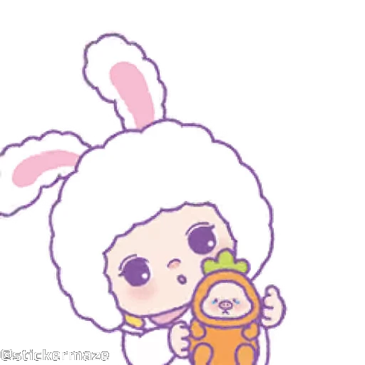 😥 Стикер «Cute vibes 5» для Telegram