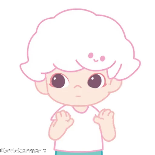 🚫 Стикер «Cute vibes 5» для Telegram