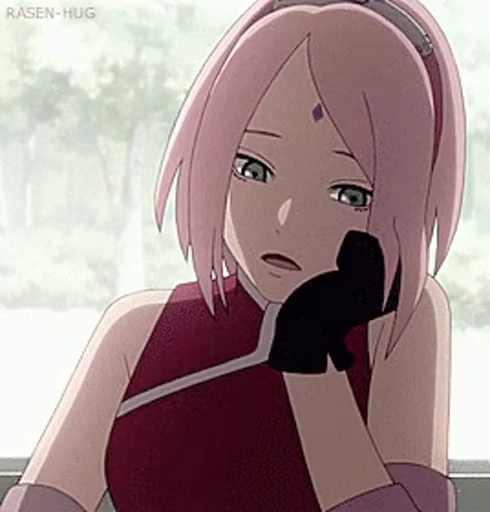 🕸 Стикер «Anime Аниме» для Telegram
