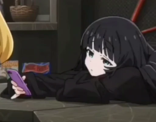 🕸 Стикер «Anime Аниме» для Telegram