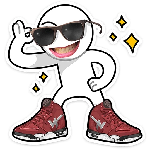 😎 Стикер «Стикерфейс» для Telegram