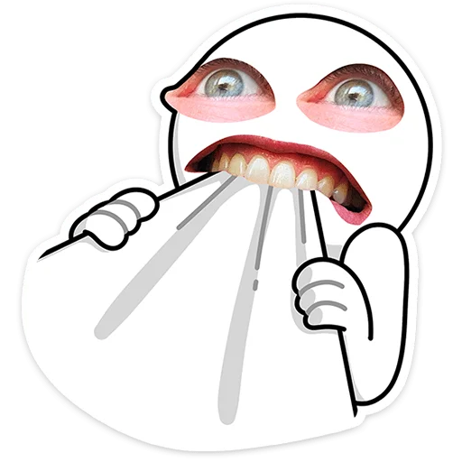 😤 Стикер «Стикерфейс» для Telegram