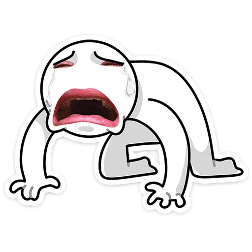 😢 Стикер «Стикерфейс» для Telegram