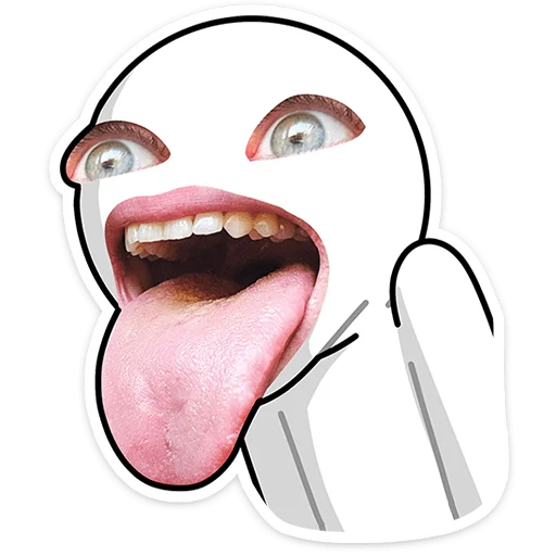 🤩 Стикер «Стикерфейс» для Telegram