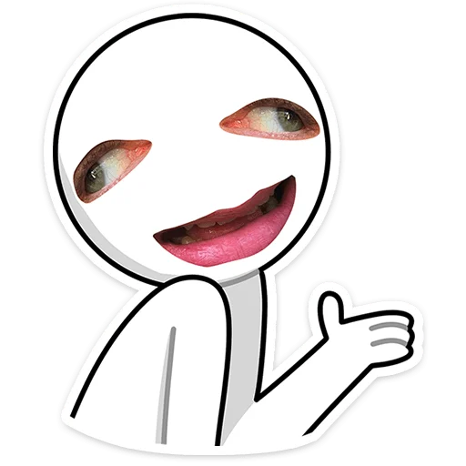 🙄 Стикер «Стикерфейс» для Telegram