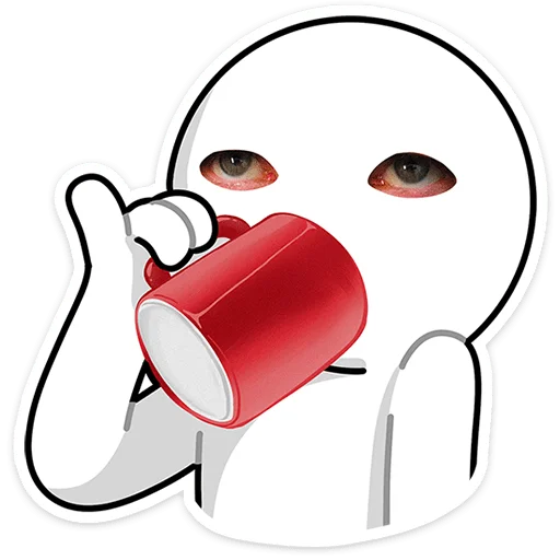 ☕ Стикер «Стикерфейс» для Telegram