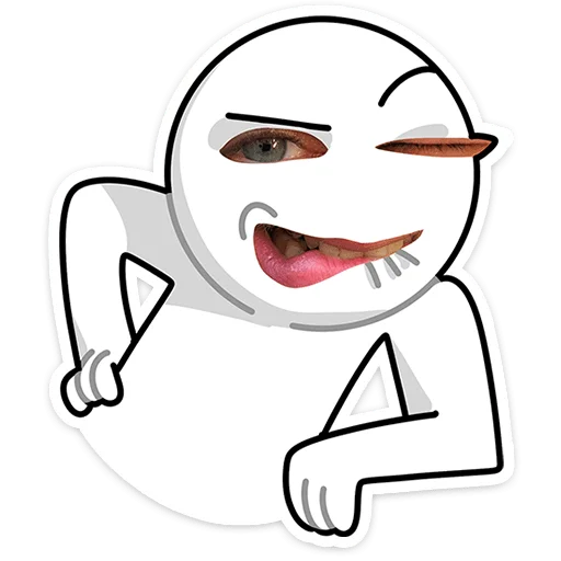 😏 Стикер «Стикерфейс» для Telegram