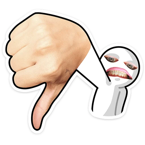 👎 Стикер «Стикерфейс» для Telegram