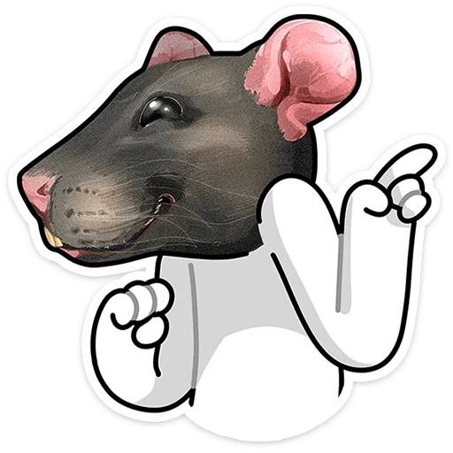 🐀 Стикер «Стикерфейс» для Telegram