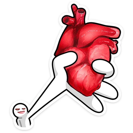 ❤ Стикер «Стикерфейс» для Telegram