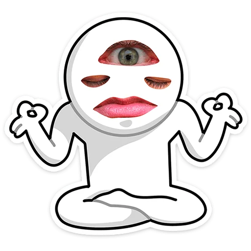 😌 Стикер «Стикерфейс» для Telegram