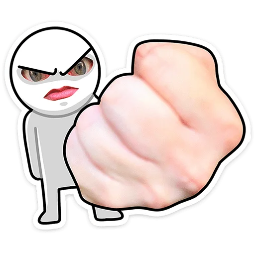 👊 Стикер «Стикерфейс» для Telegram