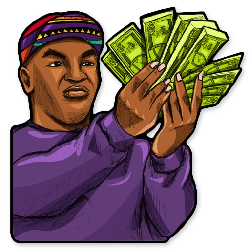 💵 Стикер «HOOD» для Telegram