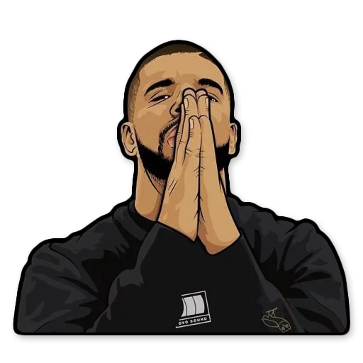 🙏 Стикер «HOOD» для Telegram