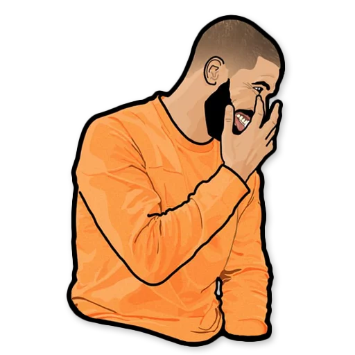 😂 Стикер «HOOD» для Telegram