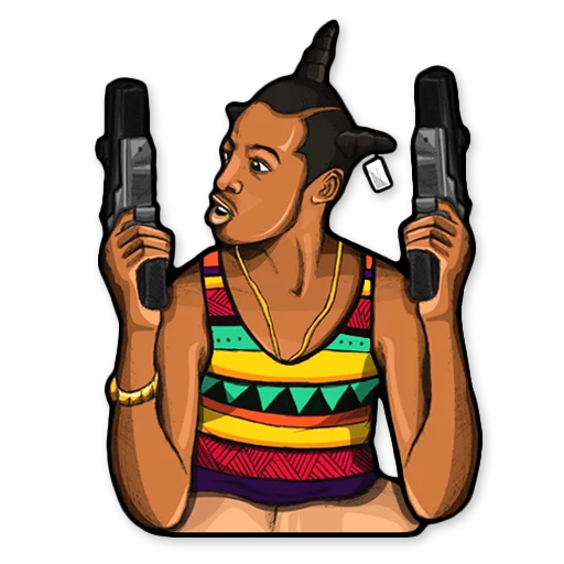 😎 Стикер «HOOD» для Telegram