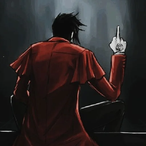 😀 Стикер «Hellsing» для Telegram