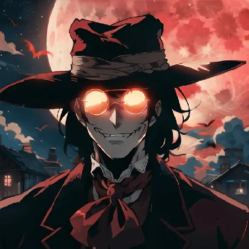 😀 Стикер «Hellsing» для Telegram