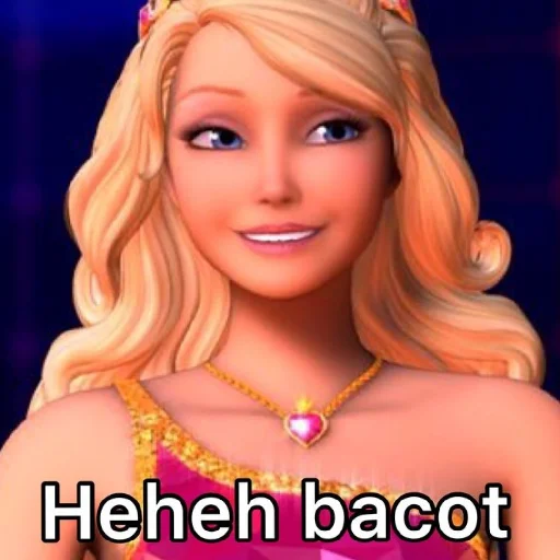 😄 Стикер «Barbie memes» для Telegram