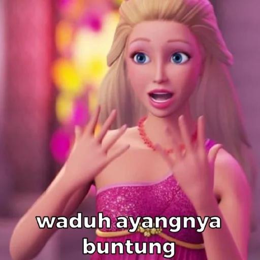 😄 Стикер «Barbie memes» для Telegram