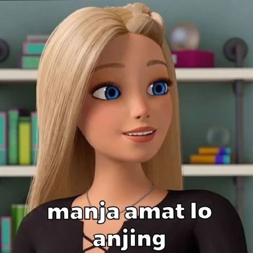 😄 Стикер «Barbie memes» для Telegram