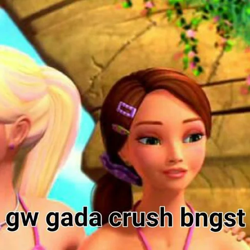 😄 Стикер «Barbie memes» для Telegram