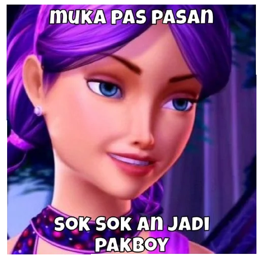 😄 Стикер «Barbie memes» для Telegram