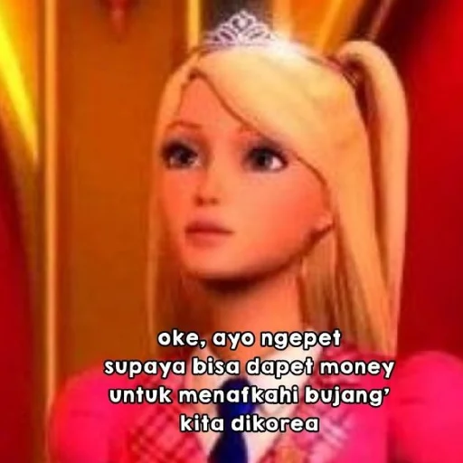 😄 Стикер «Barbie memes» для Telegram