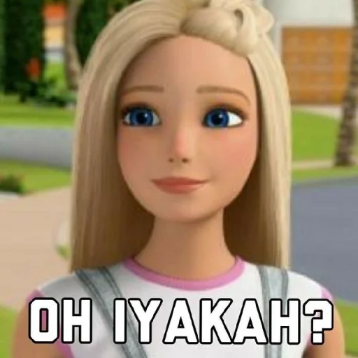 😄 Стикер «Barbie memes» для Telegram
