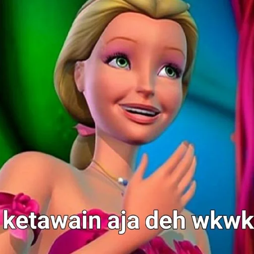 😄 Стикер «Barbie memes» для Telegram