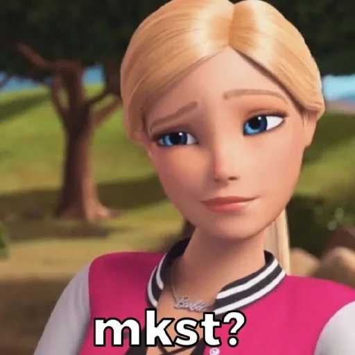 😄 Стикер «Barbie memes» для Telegram