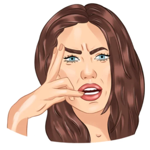 😕 Стикер «Mix stickers» для Telegram
