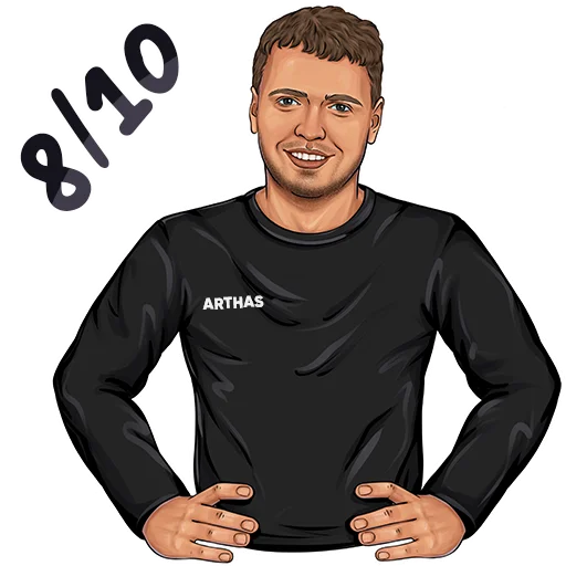 8️⃣ Стикер «ПАПИЧ» для Telegram