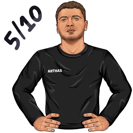 5️⃣ Стикер «ПАПИЧ» для Telegram