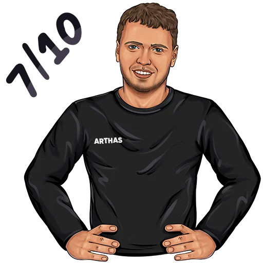 7️⃣ Стикер «ПАПИЧ» для Telegram